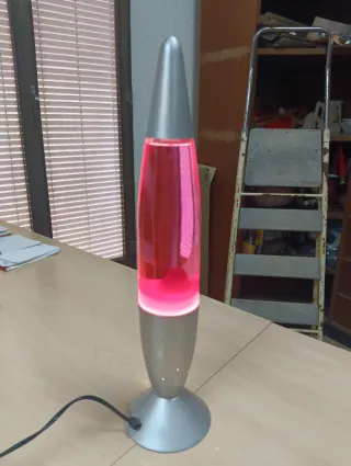 Lámpara Lava Roja