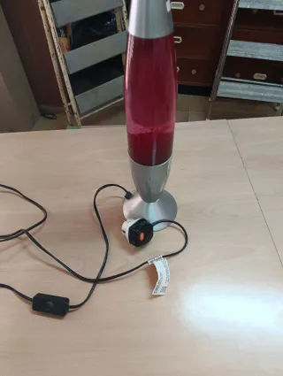 Lámpara Lava Roja