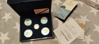 Estuche V Centenario Vuelta al Mundo con carterita