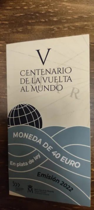 Estuche V Centenario Vuelta al Mundo con carterita