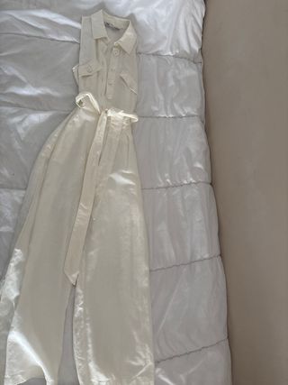 Mono lino blanco Zara Talla XS