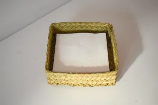 Servilletero de esparto