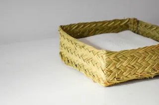 Servilletero de esparto