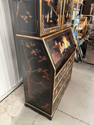 Vitrina antigua estilo oriental RESTAURADO