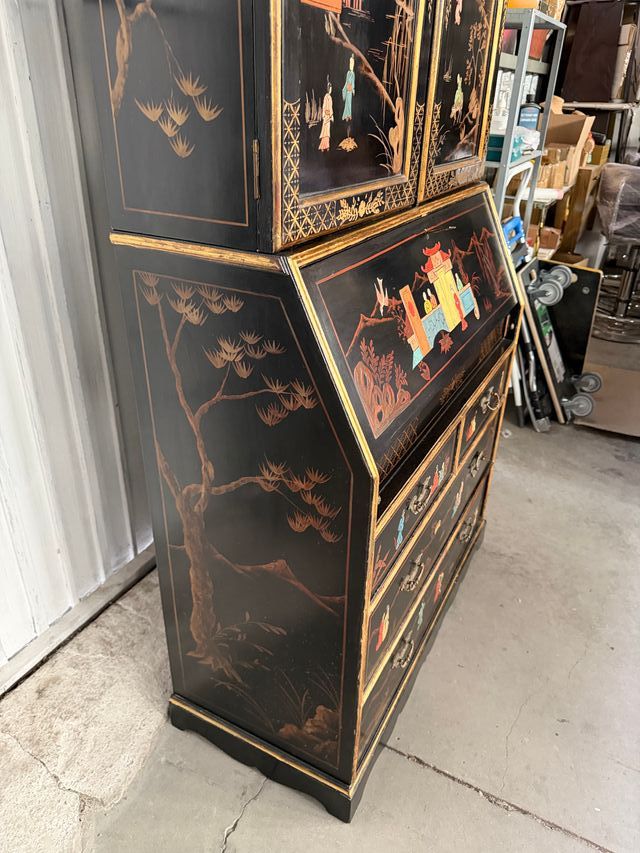 Vitrina antigua estilo oriental RESTAURADO