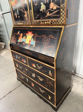 Vitrina antigua estilo oriental RESTAURADO