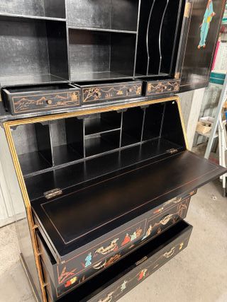 Vitrina antigua estilo oriental RESTAURADO