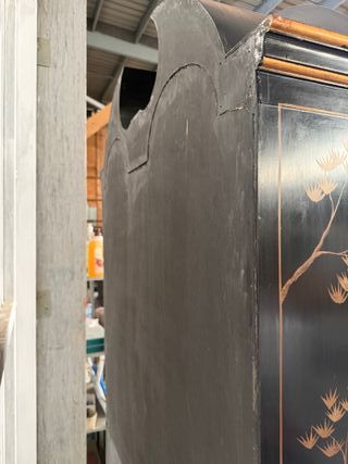 Vitrina antigua estilo oriental RESTAURADO