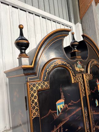 Vitrina antigua estilo oriental RESTAURADO