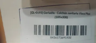 Colchón Geriátrico Azul