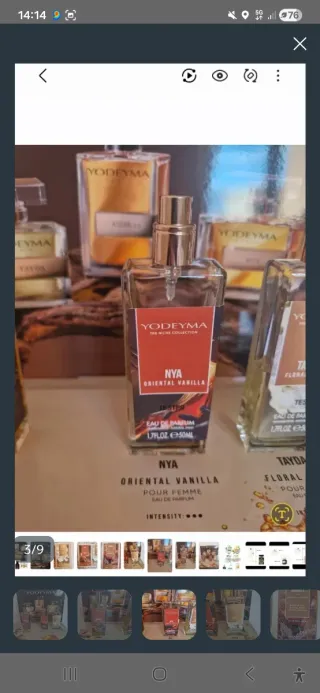 Lote Nuevos perfumes Yodeyma. Ambrax, Nya y Tayda