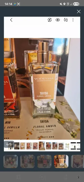 Lote Nuevos perfumes Yodeyma. Ambrax, Nya y Tayda