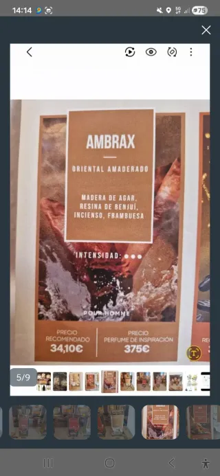 Lote Nuevos perfumes Yodeyma. Ambrax, Nya y Tayda