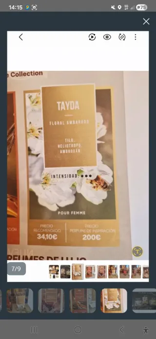 Lote Nuevos perfumes Yodeyma. Ambrax, Nya y Tayda