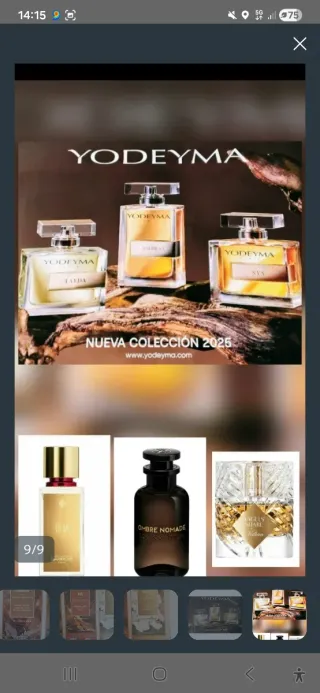 Lote Nuevos perfumes Yodeyma. Ambrax, Nya y Tayda