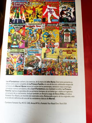 Obras maestras marvel. los 4 fantásticos de joh...
