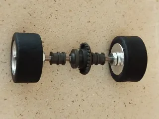 Scalextric Ruedas y Engranajes