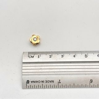 Colgante Flor Oro 18kt con Circonita