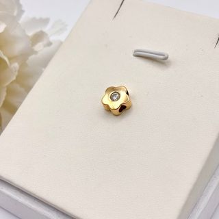 Colgante Flor Oro 18kt con Circonita