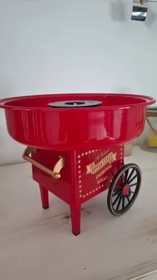 Máquina de Algodón de Azúcar Roja