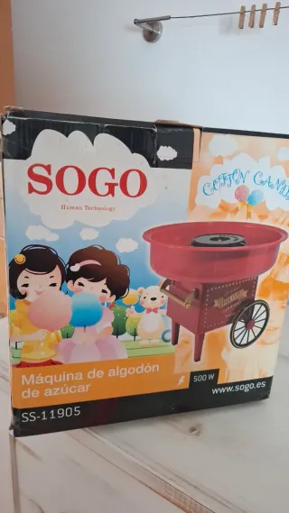 Máquina de Algodón de Azúcar Roja