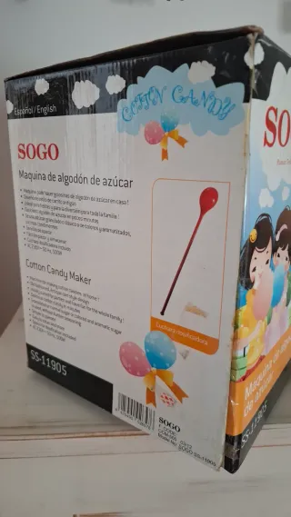 Máquina de Algodón de Azúcar Roja