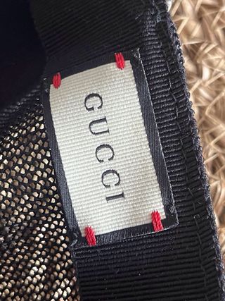 Gorra Gucci Abeja Marrón y Negra