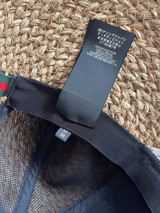 Gorra Gucci Abeja Marrón y Negra