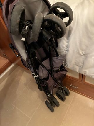 Carrito Silla de Paseo Ligero plegable Gris Zippy