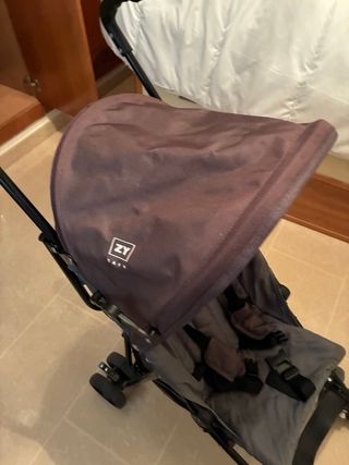 Carrito Silla de Paseo Ligero plegable Gris Zippy