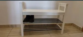 Perchero y banco zapatero Ikea