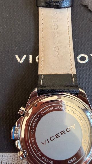 Reloj Viceroy Chronograph Acero y Cuero
