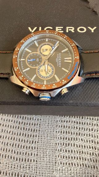 Reloj Viceroy Chronograph Acero y Cuero