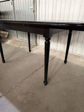 Mesa de comedor extensible madera maciza nueva