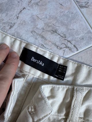 Pantalones Cargo Bershka Beige