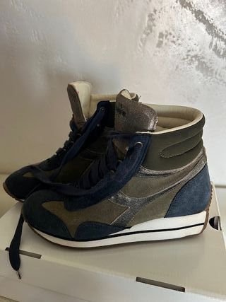 Diadora Sneakers Blu/Marrone