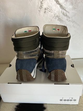 Diadora Sneakers Blu/Marrone