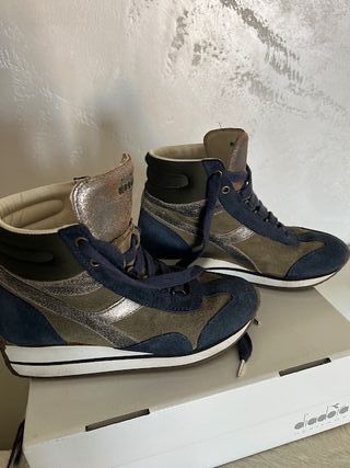 Diadora Sneakers Blu/Marrone