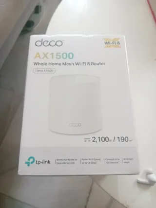 Router Deco AX1500 Whole Home Mesh Wi-Fi 6