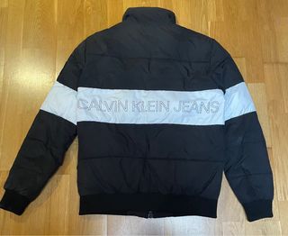 Plumífero Calvin Klein Jeans Negro Blanco