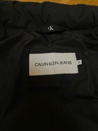 Plumífero Calvin Klein Jeans Negro Blanco