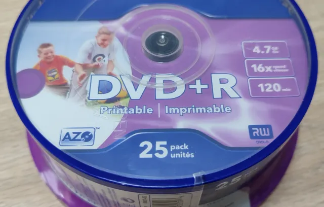2 pack DVD+R Verbatim Printable 4.7GB 25 Unidades