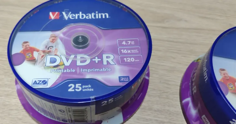 2 pack DVD+R Verbatim Printable 4.7GB 25 Unidades afbeelding 4