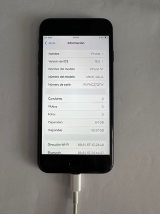 iPhone SE 3ª Gen 5G Negro