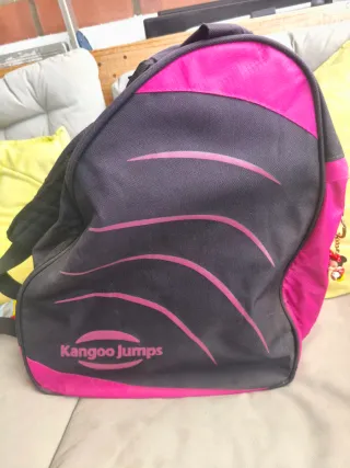 Stivali Kangoo Jumps Neri e Rosa