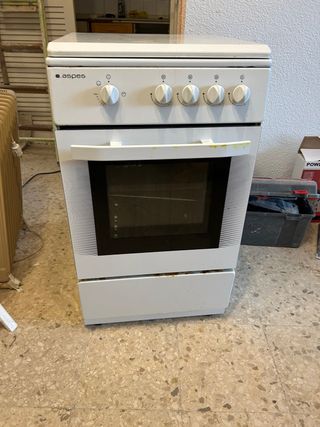 Cocina Aspes Blanca con Horno