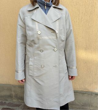 Impermeabile Marina Rinaldi Grigio ghiaccio tg21