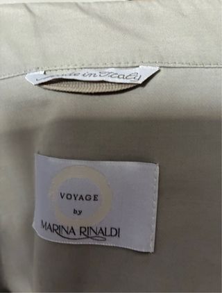 Impermeabile Marina Rinaldi Grigio ghiaccio tg21