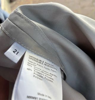 Impermeabile Marina Rinaldi Grigio ghiaccio tg21