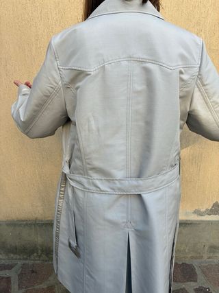 Impermeabile Marina Rinaldi Grigio ghiaccio tg21